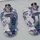2 ceramic wall lights