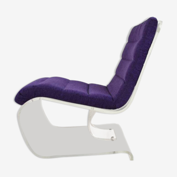 Fauteuil  attribué à Jacques Charpentier datant des années 70