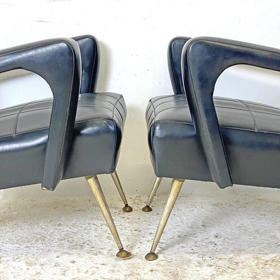 Paire de fauteuils vintage 60's