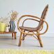 Fauteuil ancien enfant en rotin