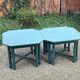 Set of 2 octagonal coffee tables – Charming, vintage, timeless