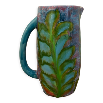 Ricamp ceramic pitcher