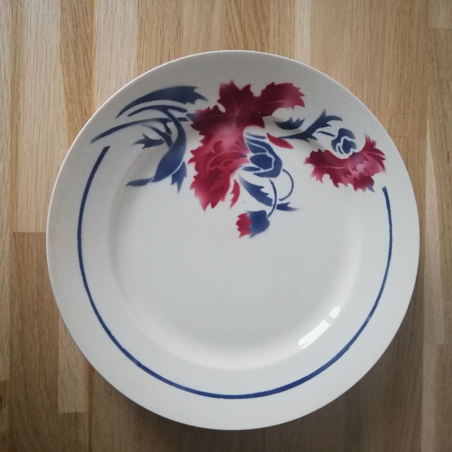 Set of 6 Lunéville plates