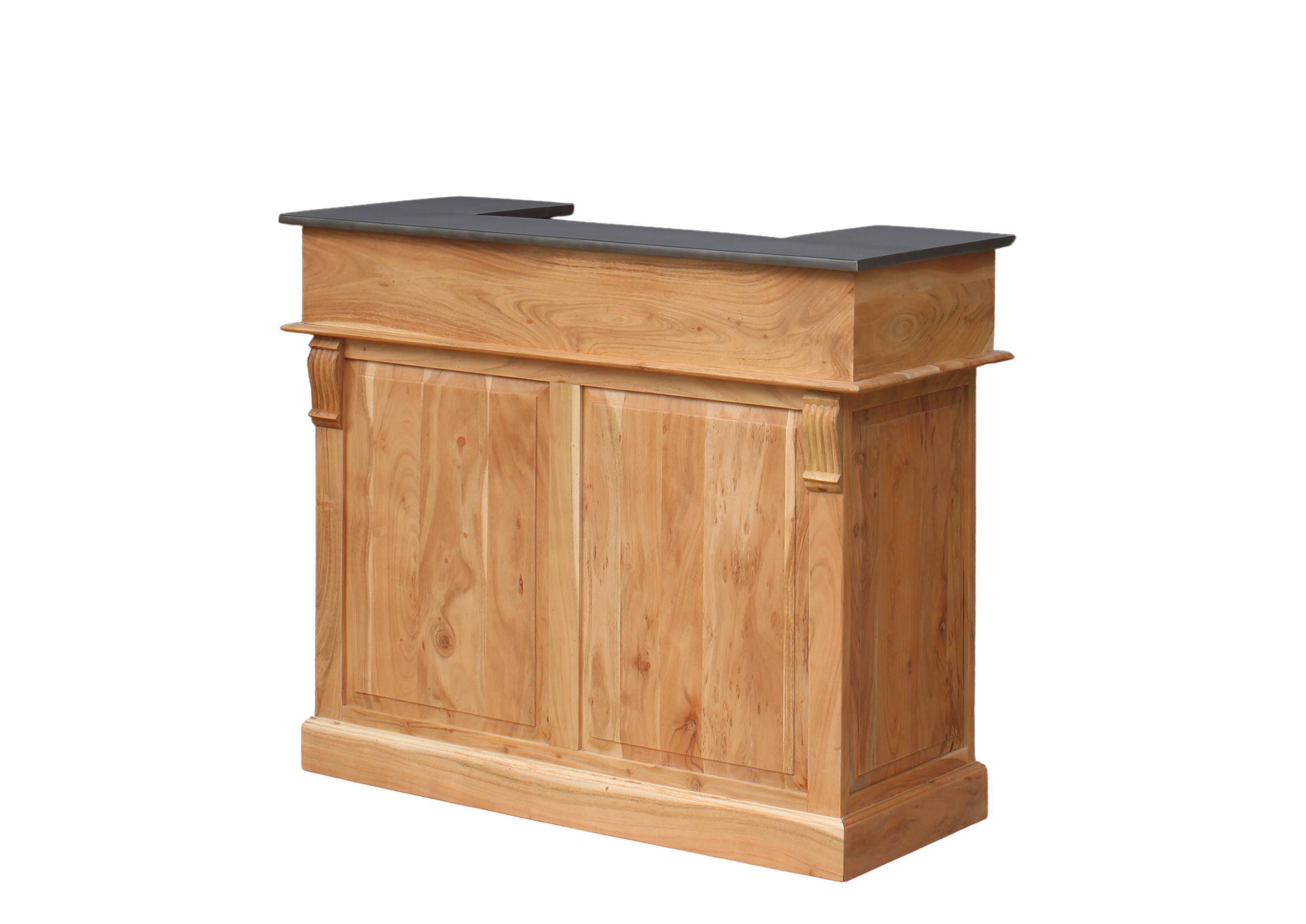 Sells counter bar in solid wood new 120cm