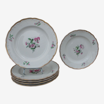 6 assiettes dessert porcelaine ancienne KPM Berlin