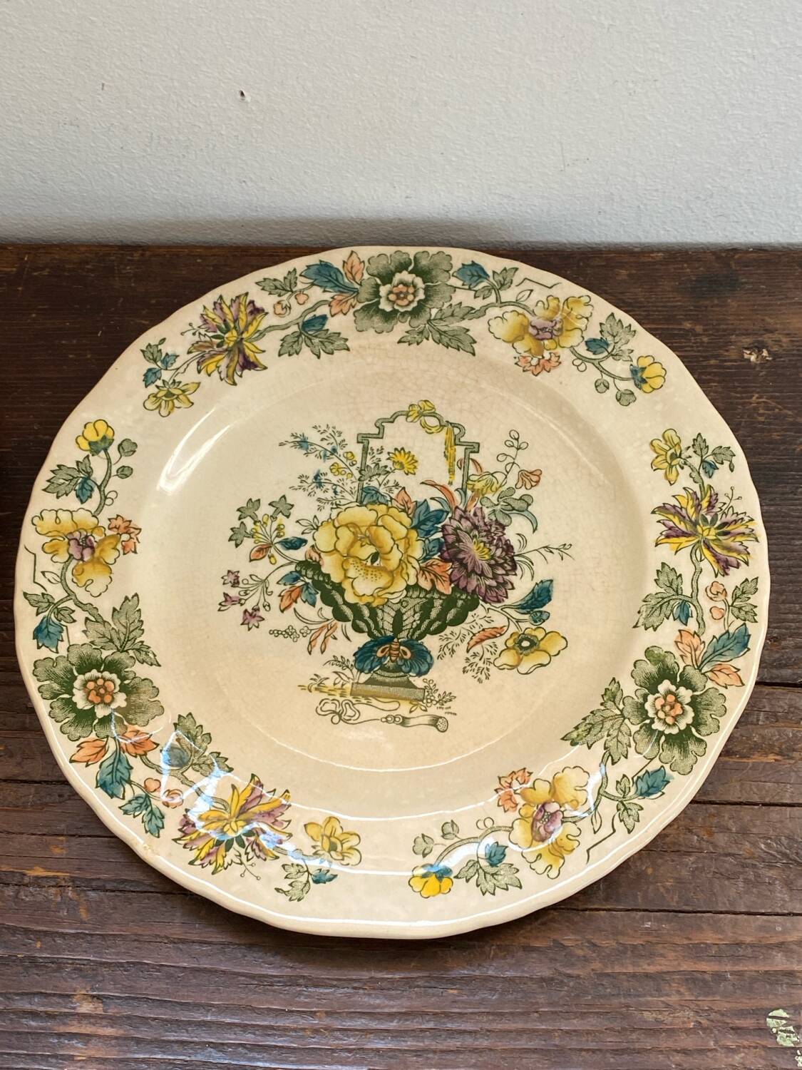 Dessert plates, ironstone, Mason's, England