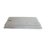 Flat sheet pure weft linen cotton 310 x 220 new period labels