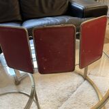 Miroir barbier triptyque vintage
