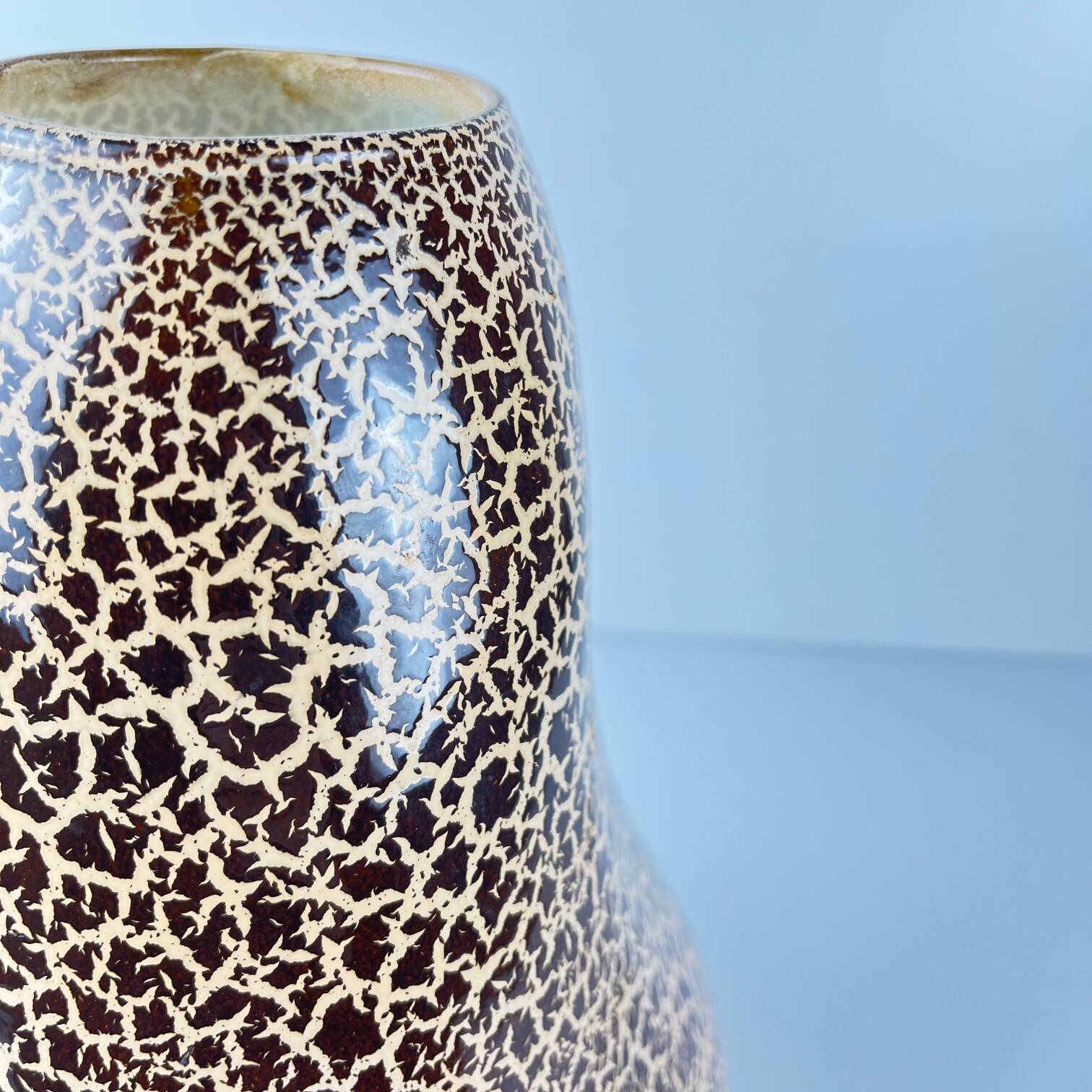Vase with crackle decoration, Spain, 1990