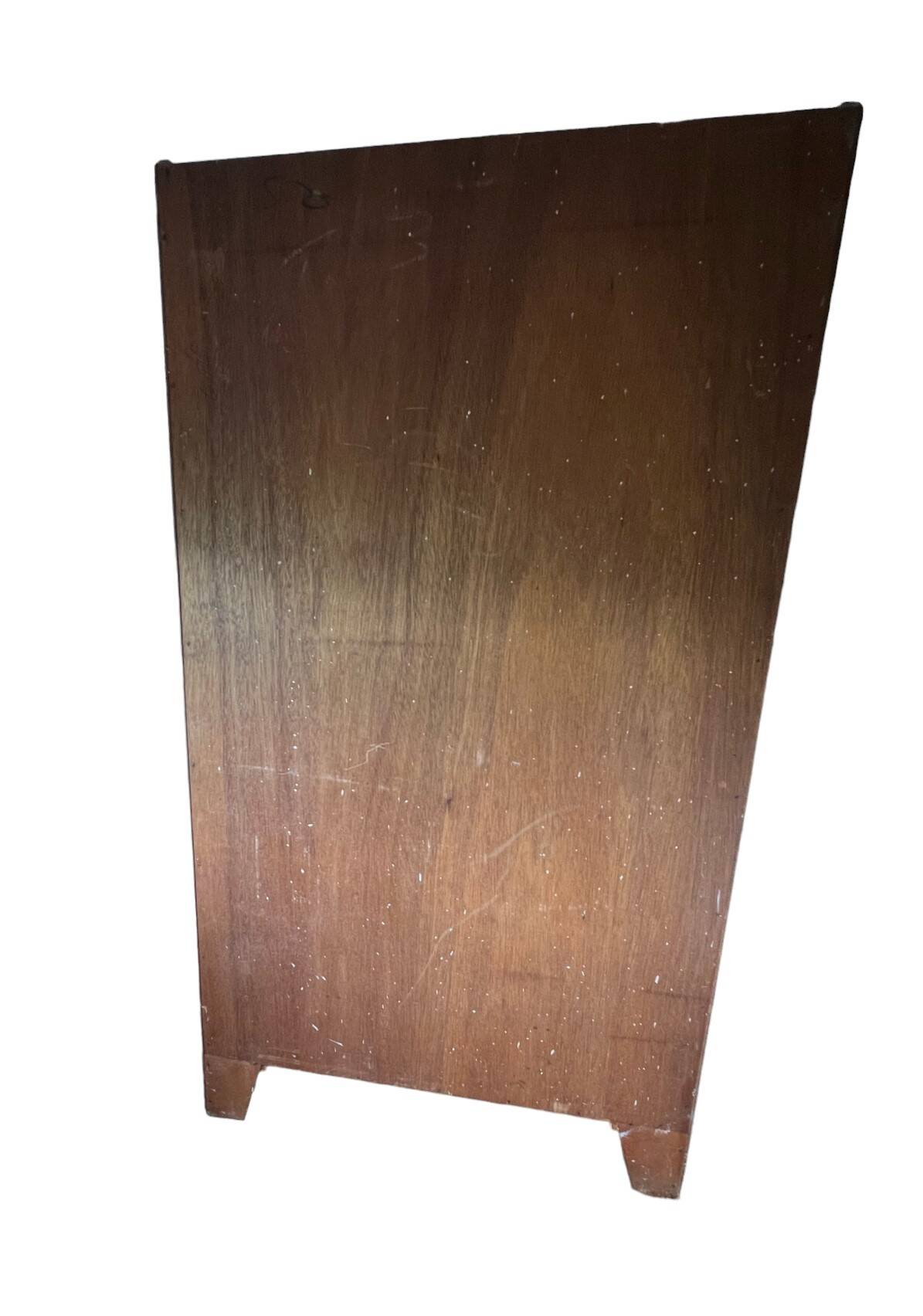 Art deco, English mahogany veneered wardrobe circa 1930