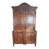 Old sideboard eighteenth oak two bodies