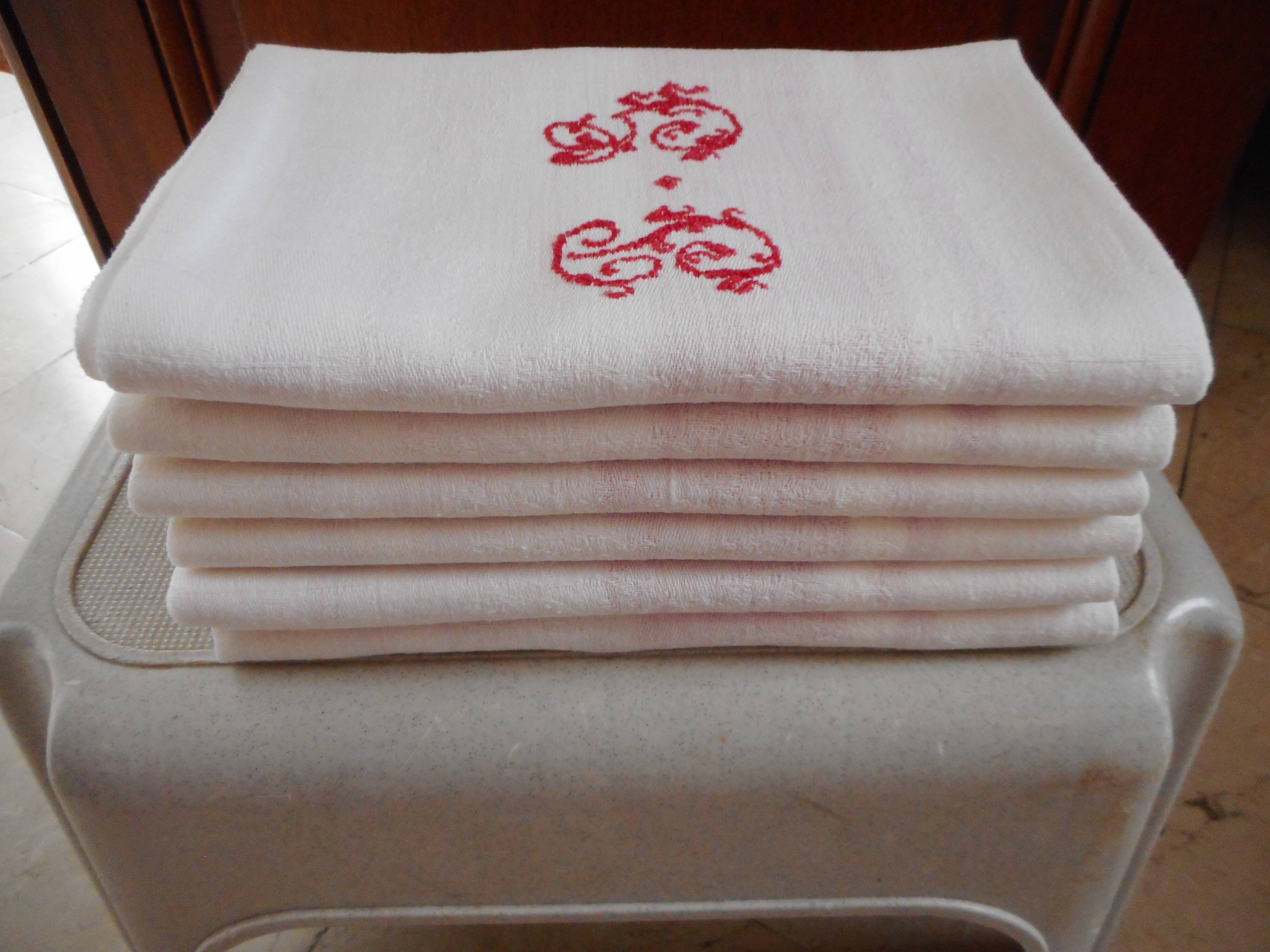 Set of 6 cotton napkins
