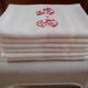 Lot de 6 serviettes de table en coton