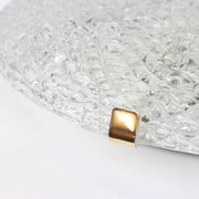Large ice glass ceiling light by Kalmar, Austria, 1960s.