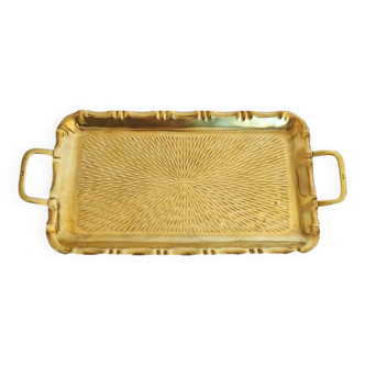 Art Deco Brass Serving Tray