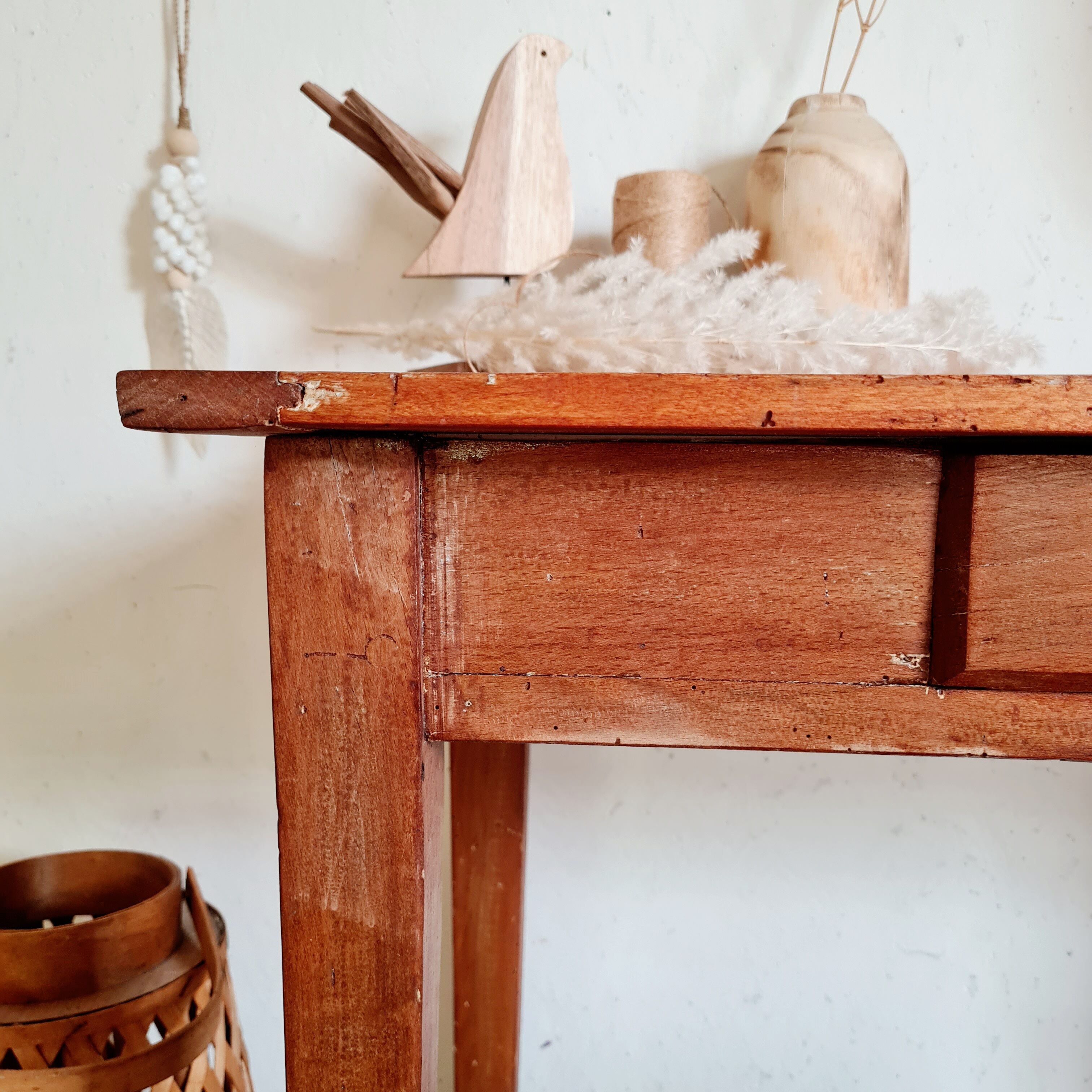 Table de ferme en bois ancienne