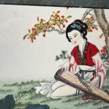 Pairs of Chinese Geisha Wall Panels