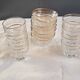 Vintage glassware set with gold filigree – 1960s