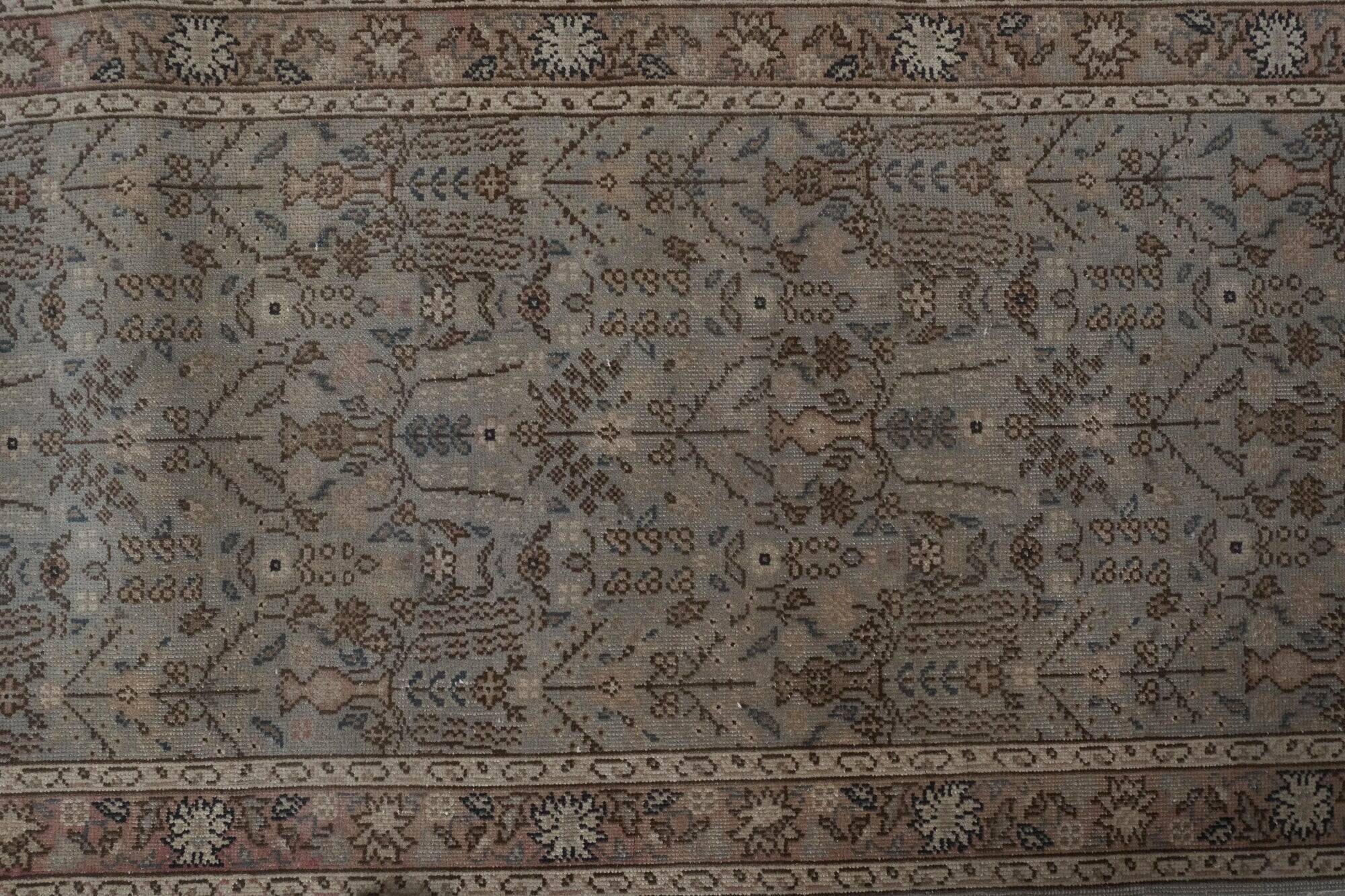 Vintage Turkish hallway rug 80x750 cm