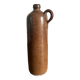 Vintage brown stoneware bottle – Large handled jug