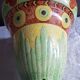 Lampe vasque art-deco en faience