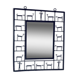 Mirror in ironwork of art