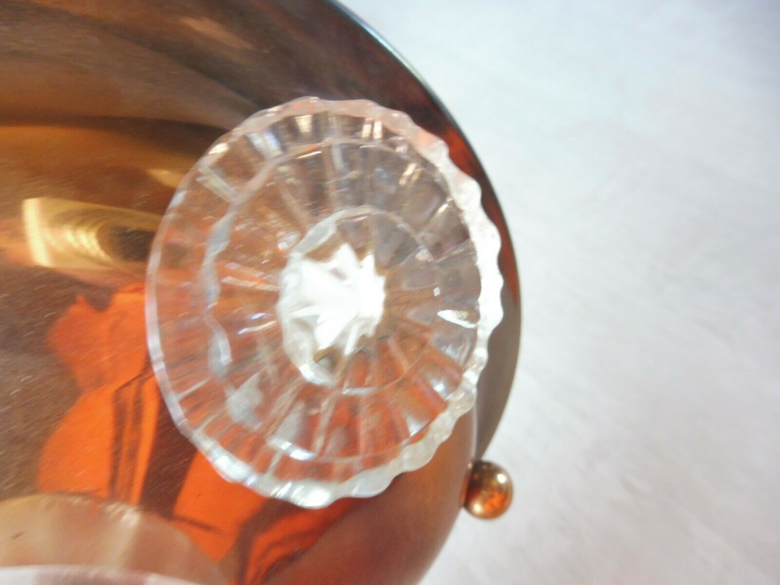 Old lamp suspension, brass, Ezan