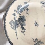 Assiette de Service U&Cie Sarreguemines décor GROSEILLES