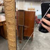 Tall/long vintage mirror with a 'tile' effect