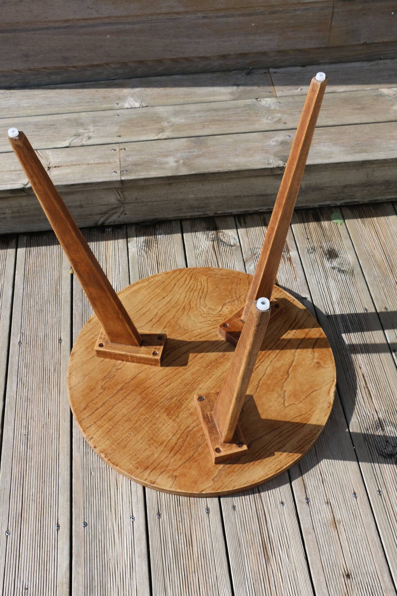 Table basse chêne tripode 600mm