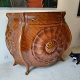 Louis XV style marquetry bar furniture