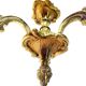 3-Light Bronze Chandelier