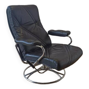 Fauteuil en cuir design - scandinave