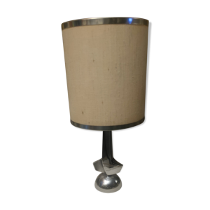 lampe en métal chromé
