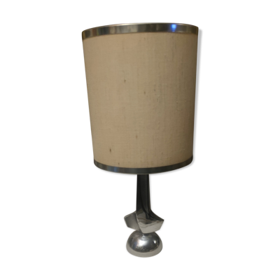 Lampe en métal chromé vers 1970