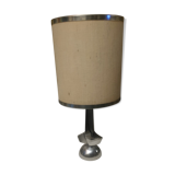 Chrome metal lamp circa 1970