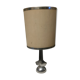 Chrome-plated metal lamp circa 1970
