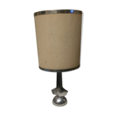 Chrome-plated metal lamp circa 1970