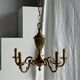 Classic 5-light gold chandelier