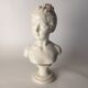 Ceramic bust of a woman after houdon