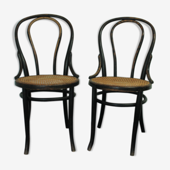 Paire de chaises bistrot