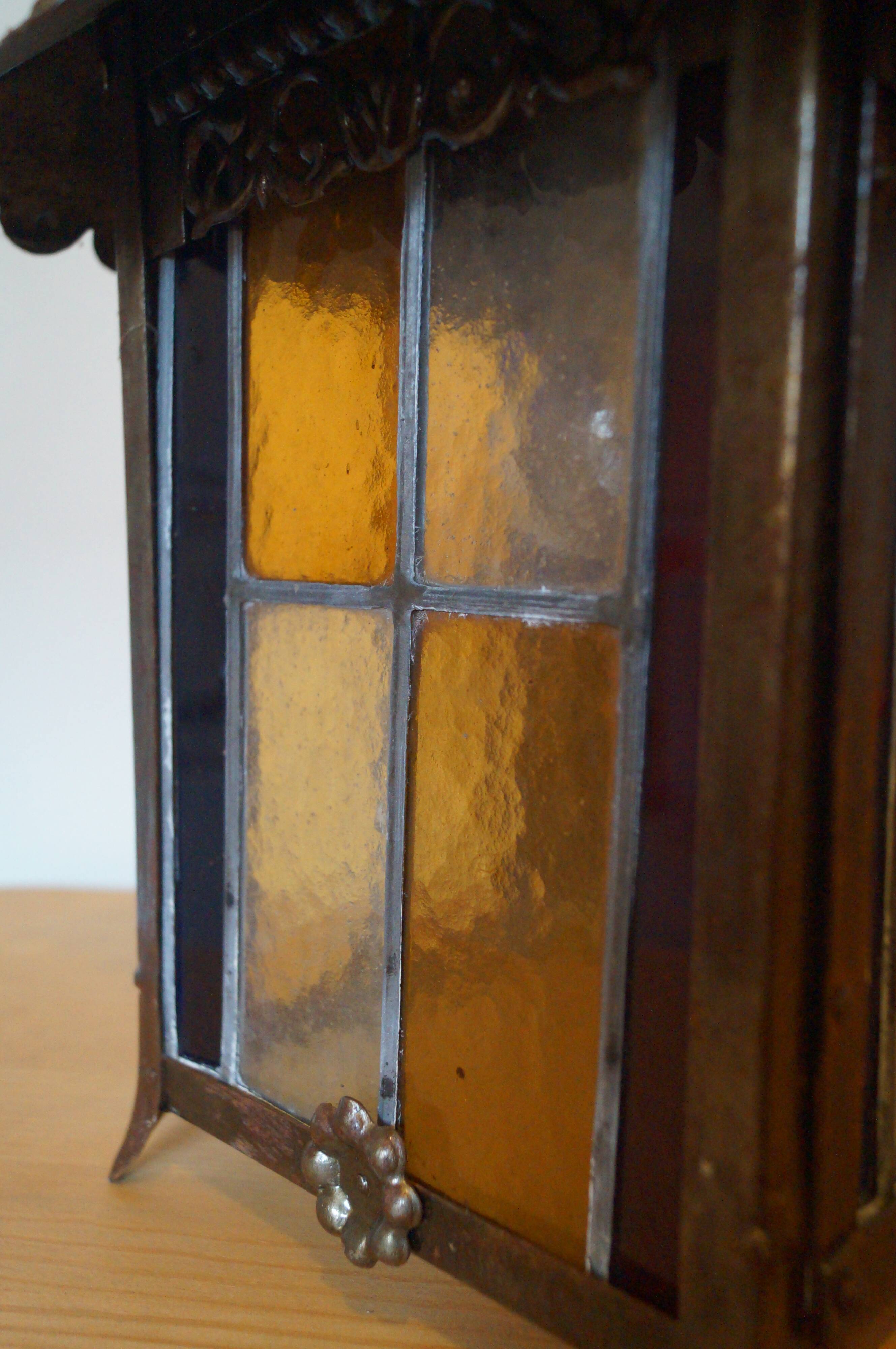 Stained glass lantern 1930