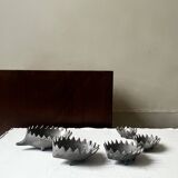 Scandinavian figurine - metal hedgehog ashtray, Walter Bosse 1950