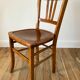 Trio de chaises bistrot Luterma années 50