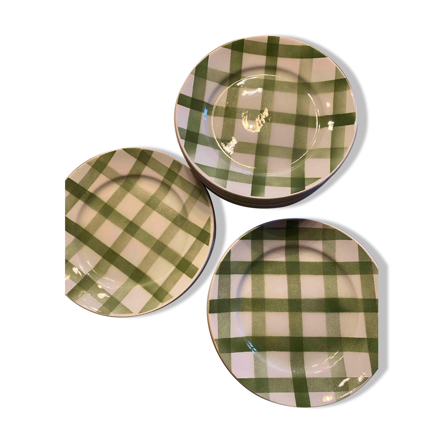 Lot 18 old plates Orchies Moulin des Loups