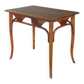 Thonet table or desk No. 8122, circa 1910, oak top.