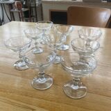 9 coupes à champagne anciennes