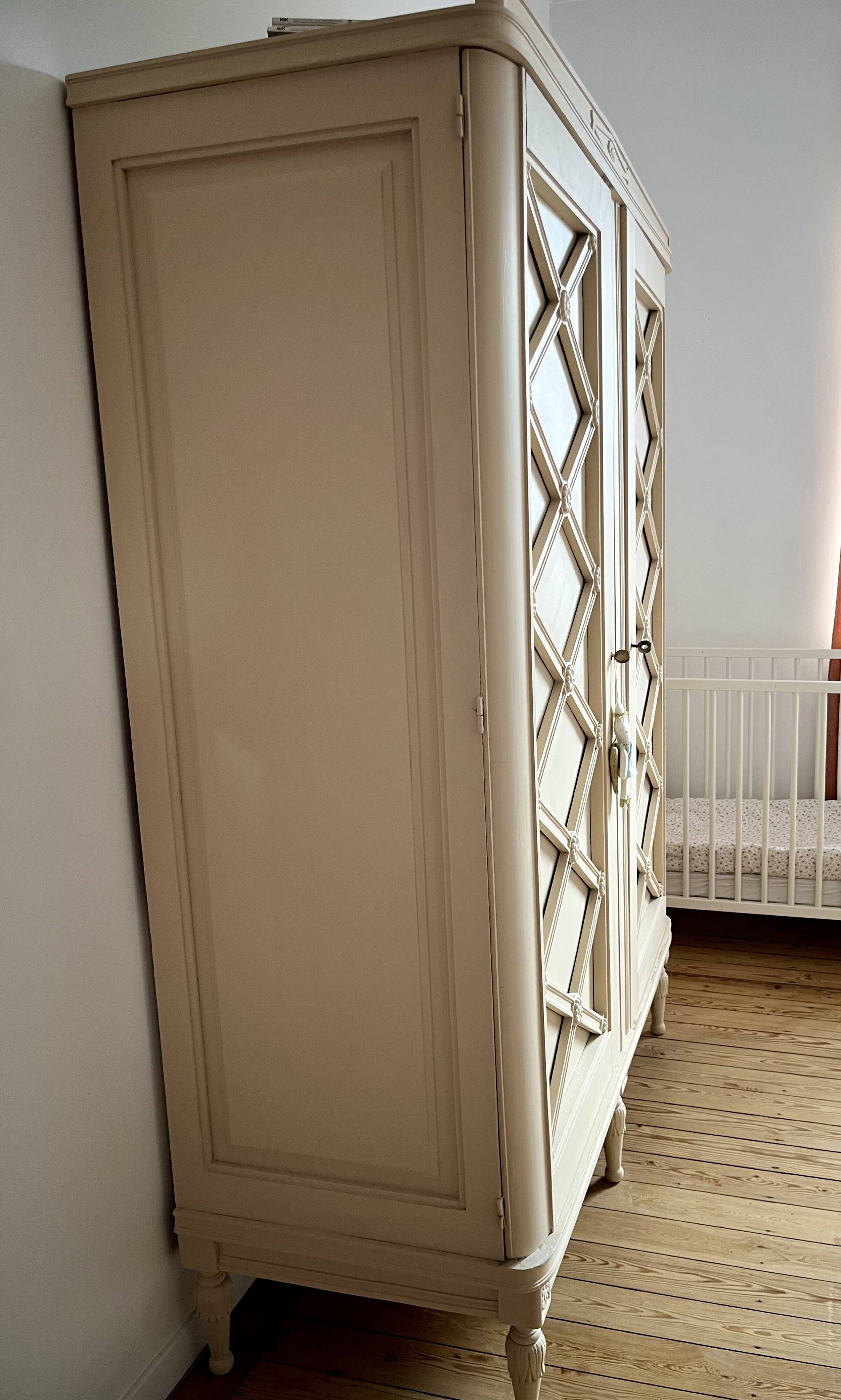 Carved wooden cabinet