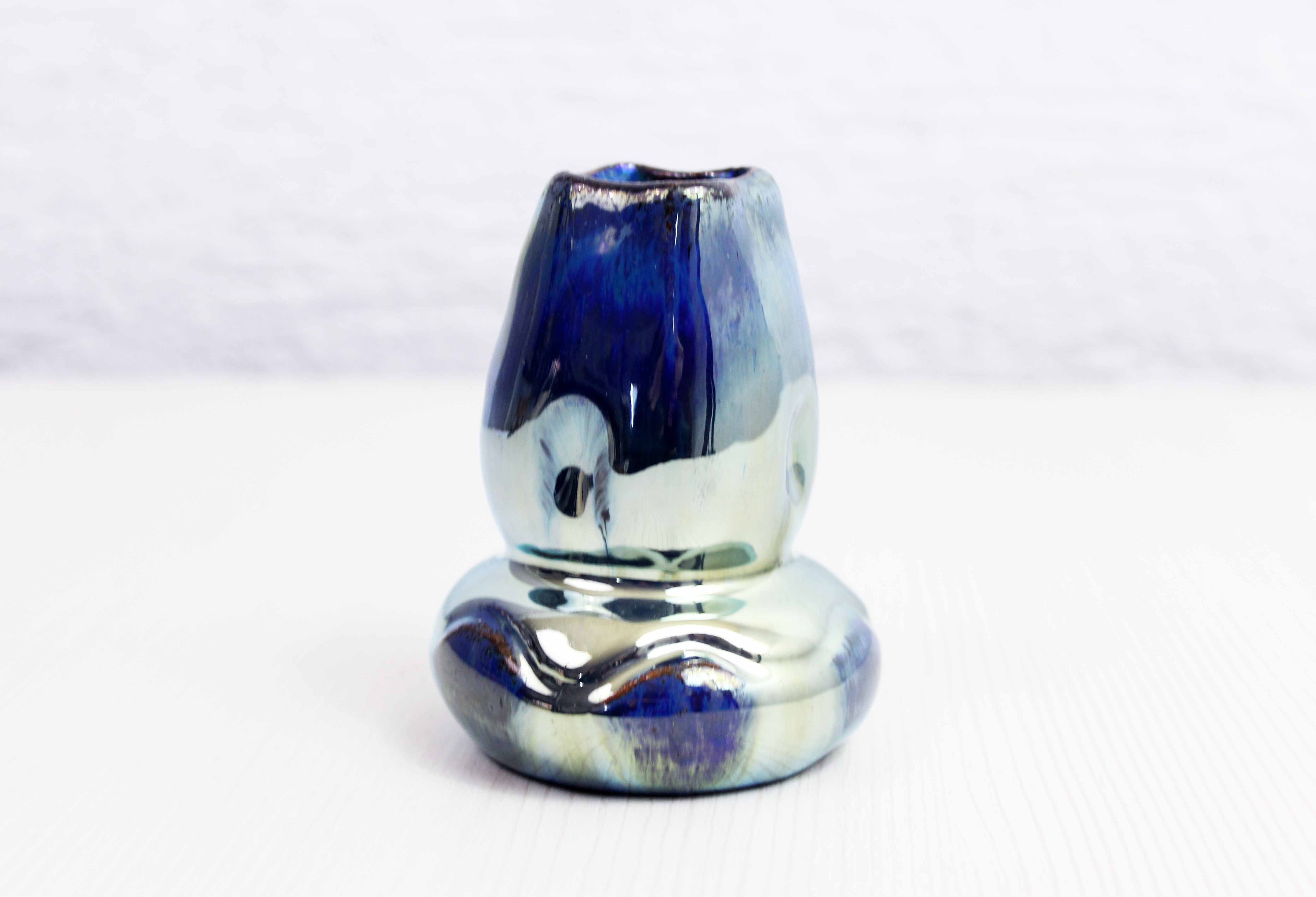 Flaming sandstone vase from the Vosges