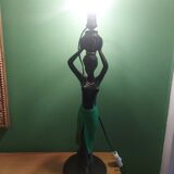 Vintage african lamp 50's